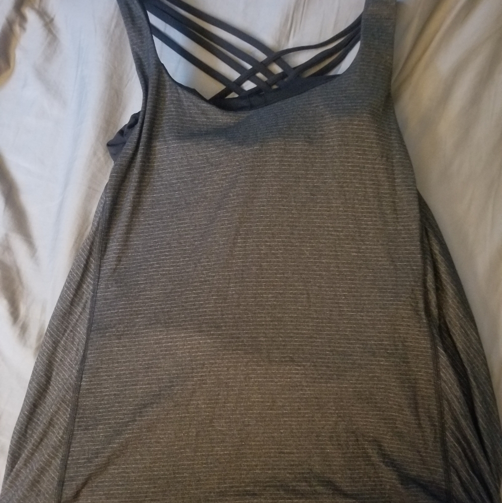 Workout low back tank top